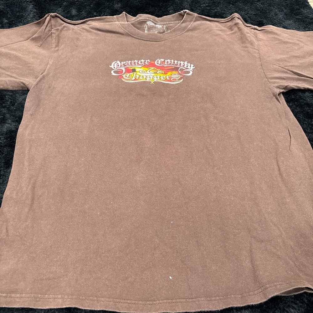 Brown Graphic Tee for Men